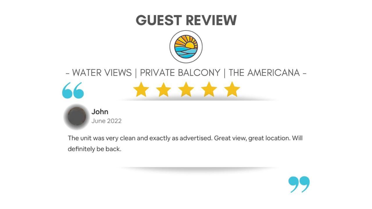 Water Views - Private Balcony - The Americana ハンプトン エクステリア 写真